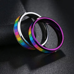 Steel Rainbow Ring